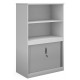 Systems Combination Bookcase With Horizontal Tambour